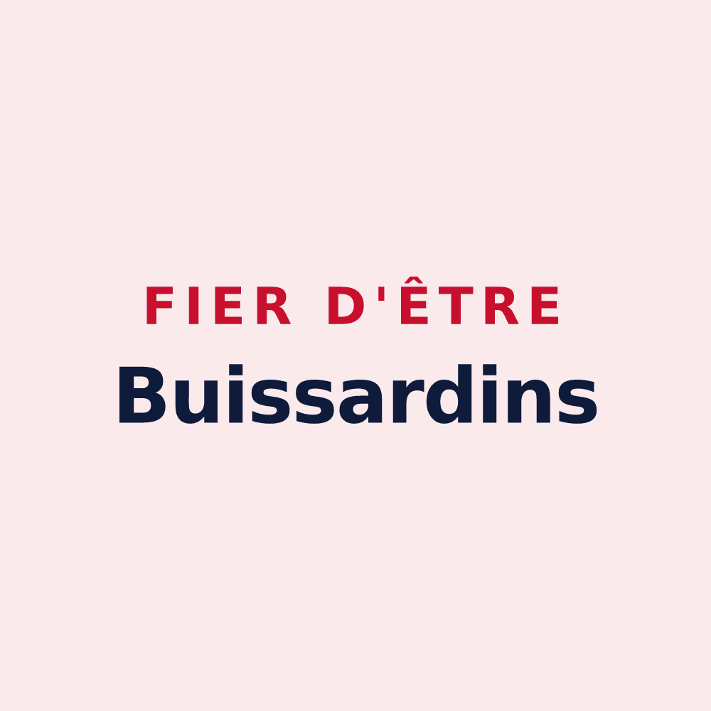 Magnet « Fier d'être Buissardins » — design pour Buissard