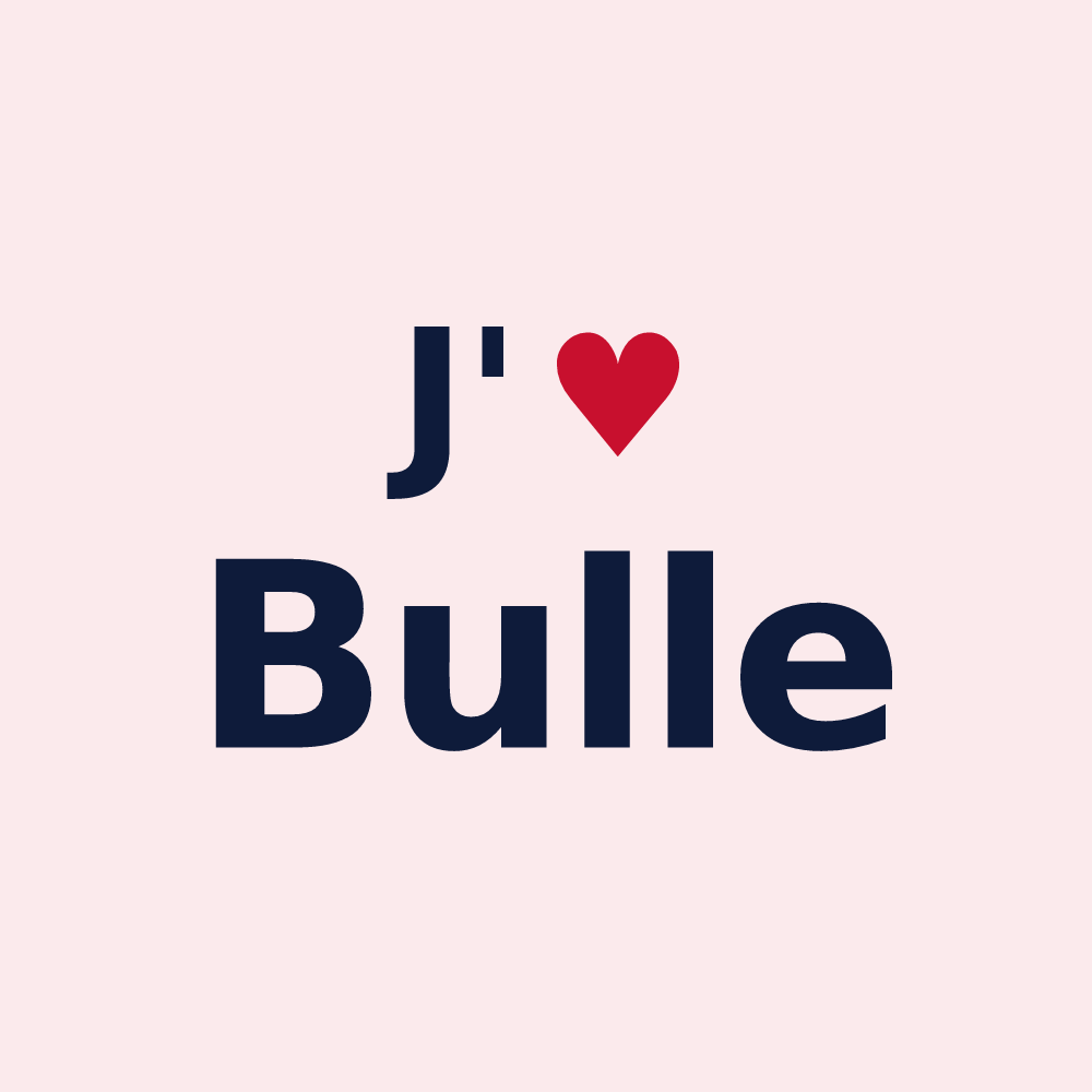 Magnet personnalisé Bulle — design J'aime Bulle