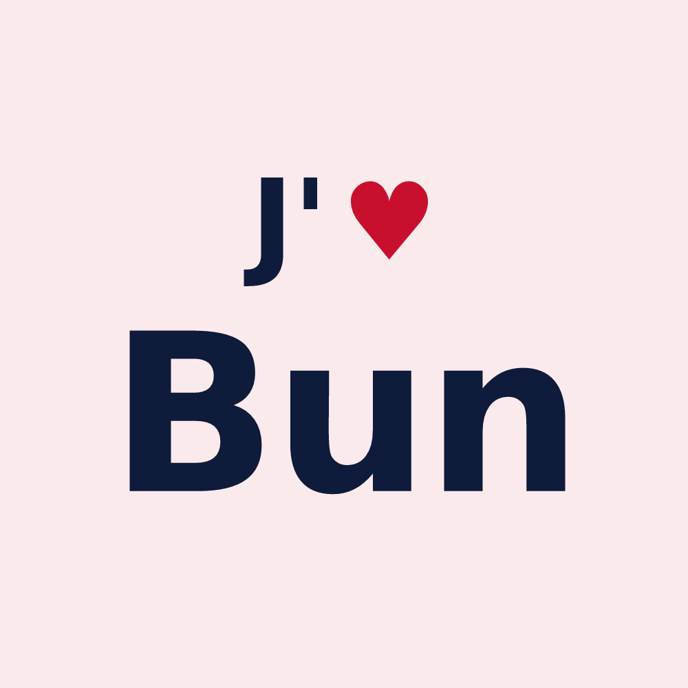 Magnet personnalisé Bun — design J'aime Bun