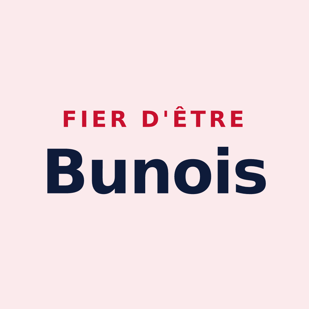 Magnet « Fier d'être Bunois » — design pour Bun