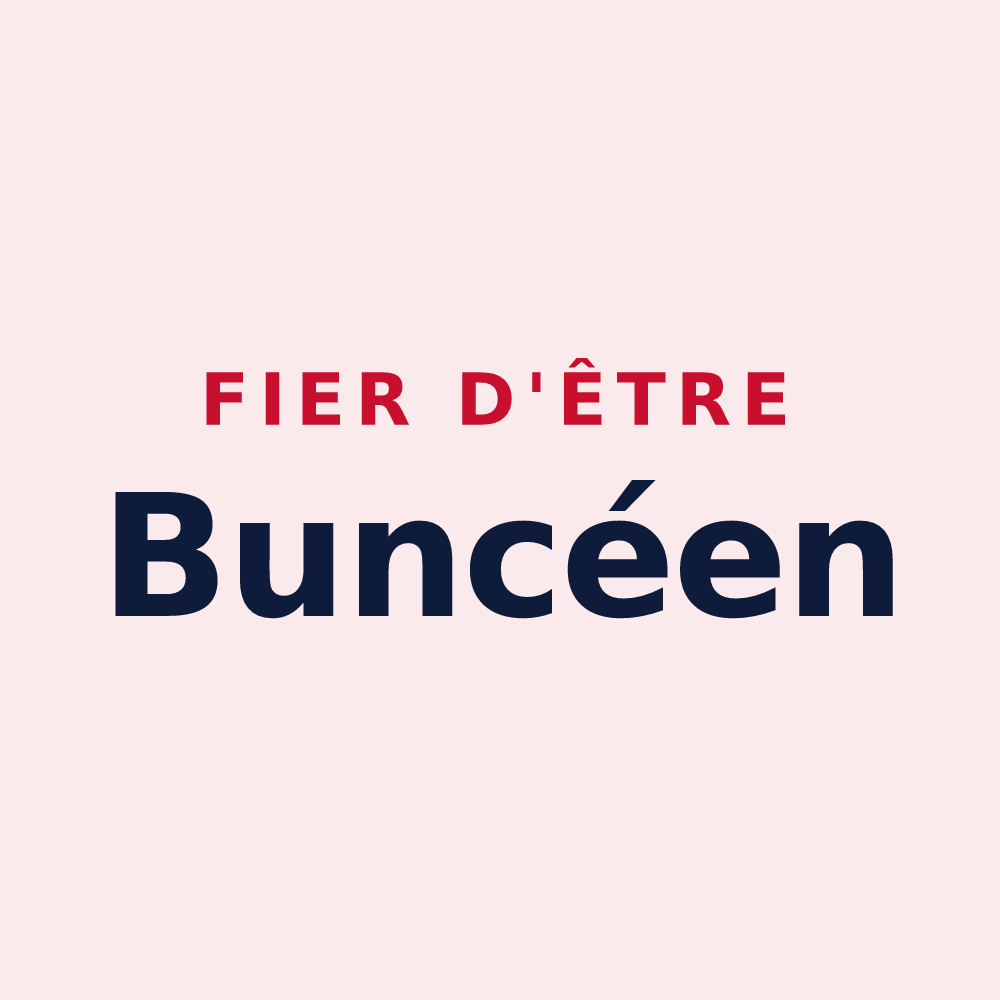 Magnet « Fier d'être Buncéen » — design pour Buncey