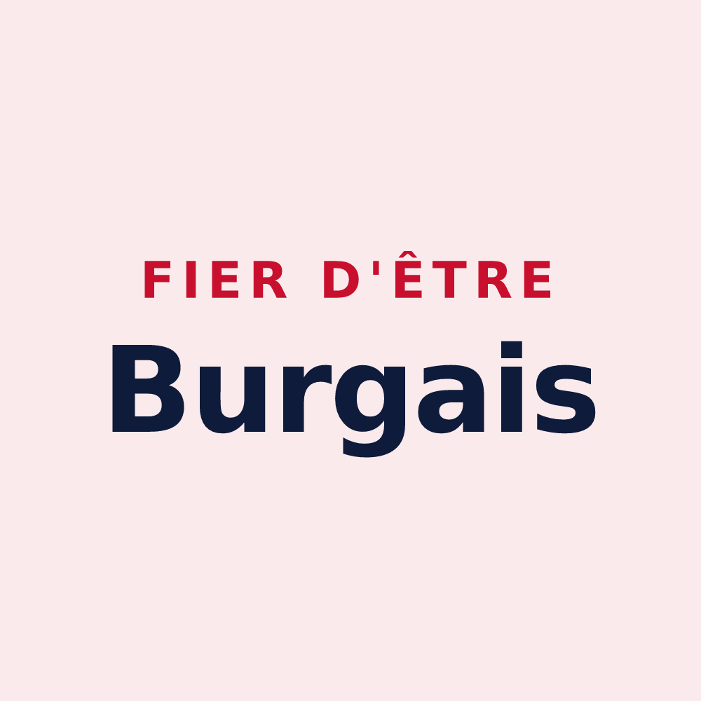 Magnet « Fier d'être Burgais » — design pour Burg