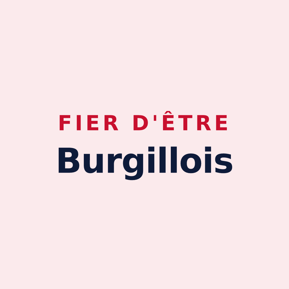 Magnet « Fier d'être Burgillois » — design pour Burgille