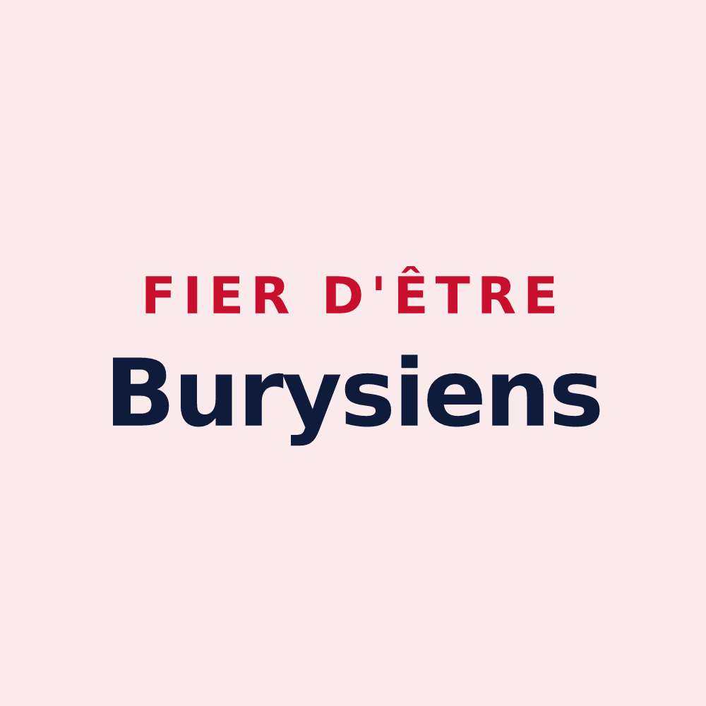 Magnet « Fier d'être Burysiens » — design pour Bury