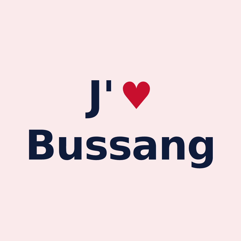 Magnet personnalisé Bussang — design J'aime Bussang