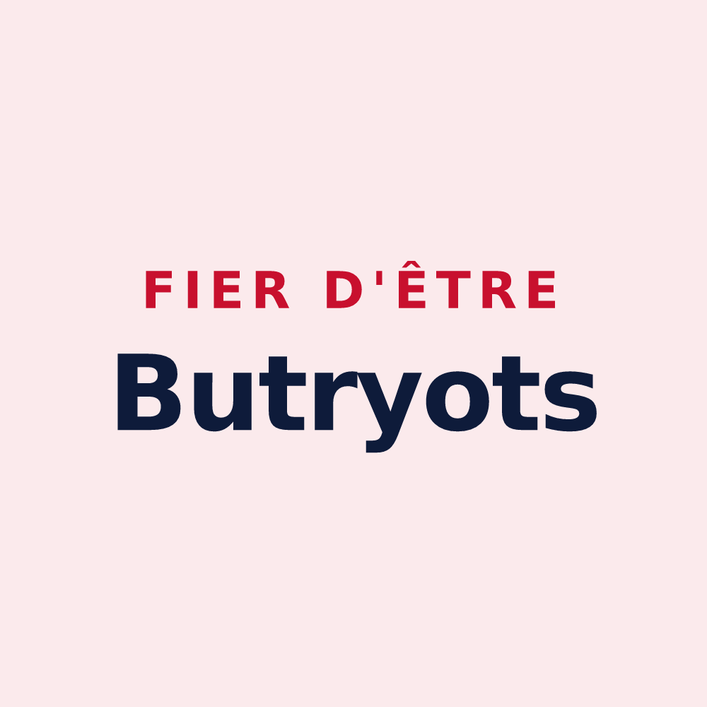 Magnet « Fier d'être Butryots » — design pour Butry-sur-Oise