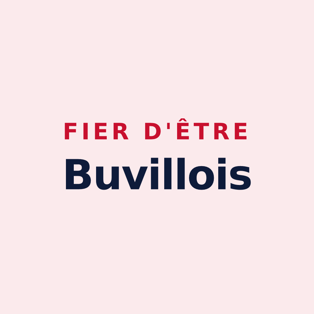 Magnet « Fier d'être Buvillois » — design pour Buvilly