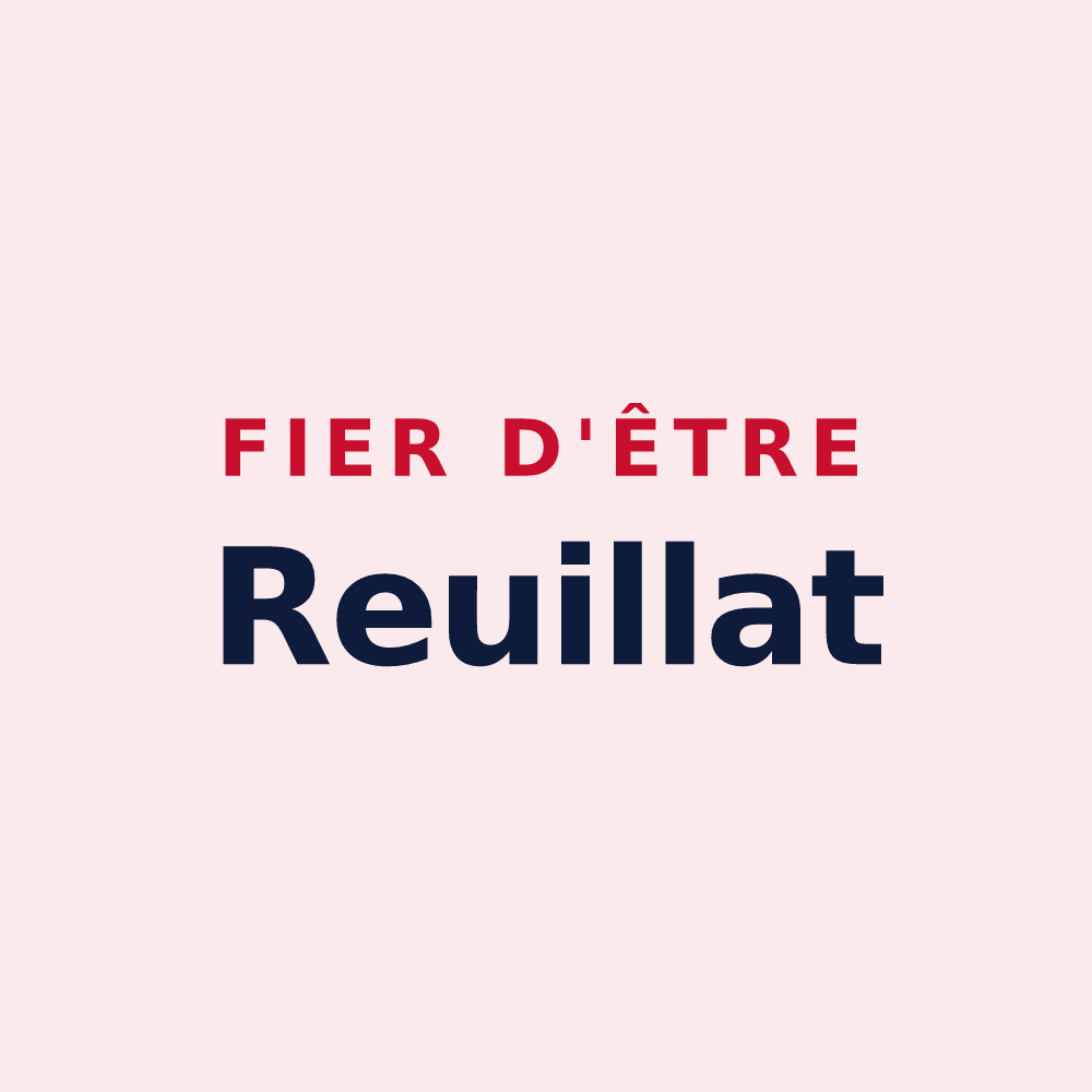 Magnet « Fier d'être Reuillat » — design pour Cœur-de-la-Vallée