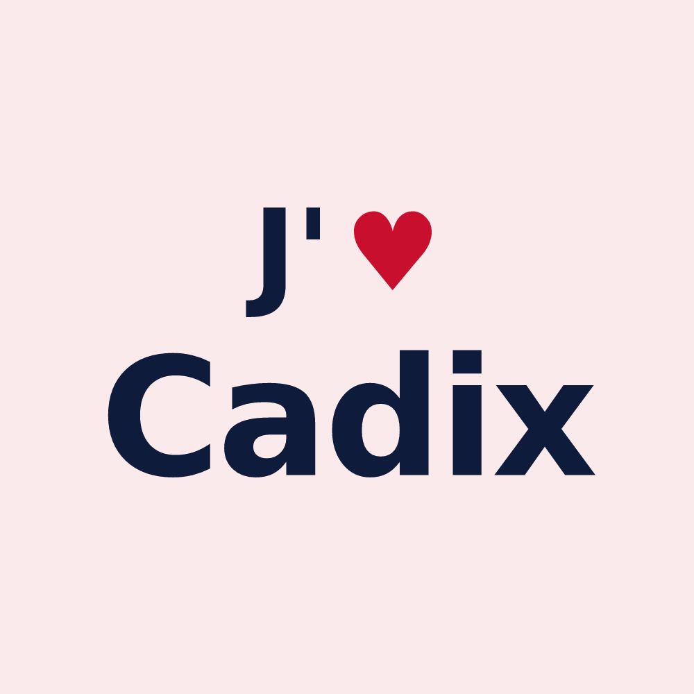 Magnet personnalisé Cadix — design J'aime Cadix