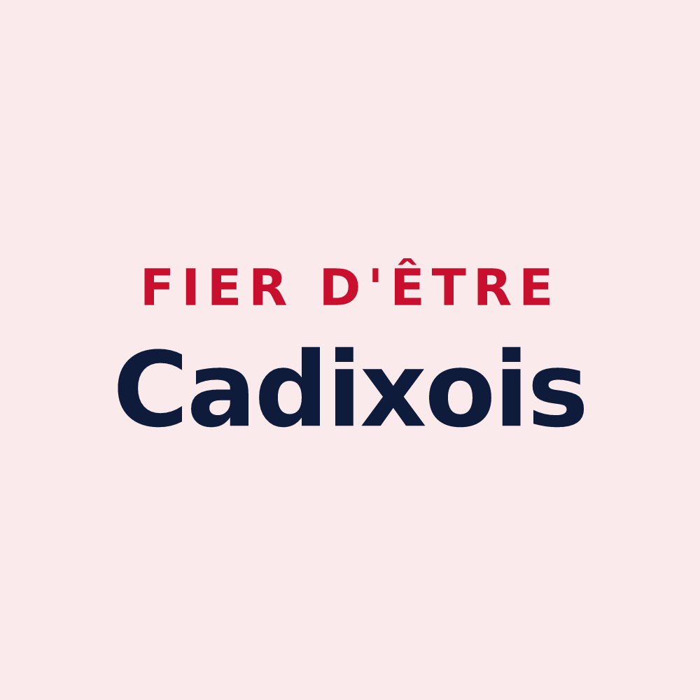 Magnet « Fier d'être Cadixois » — design pour Cadix