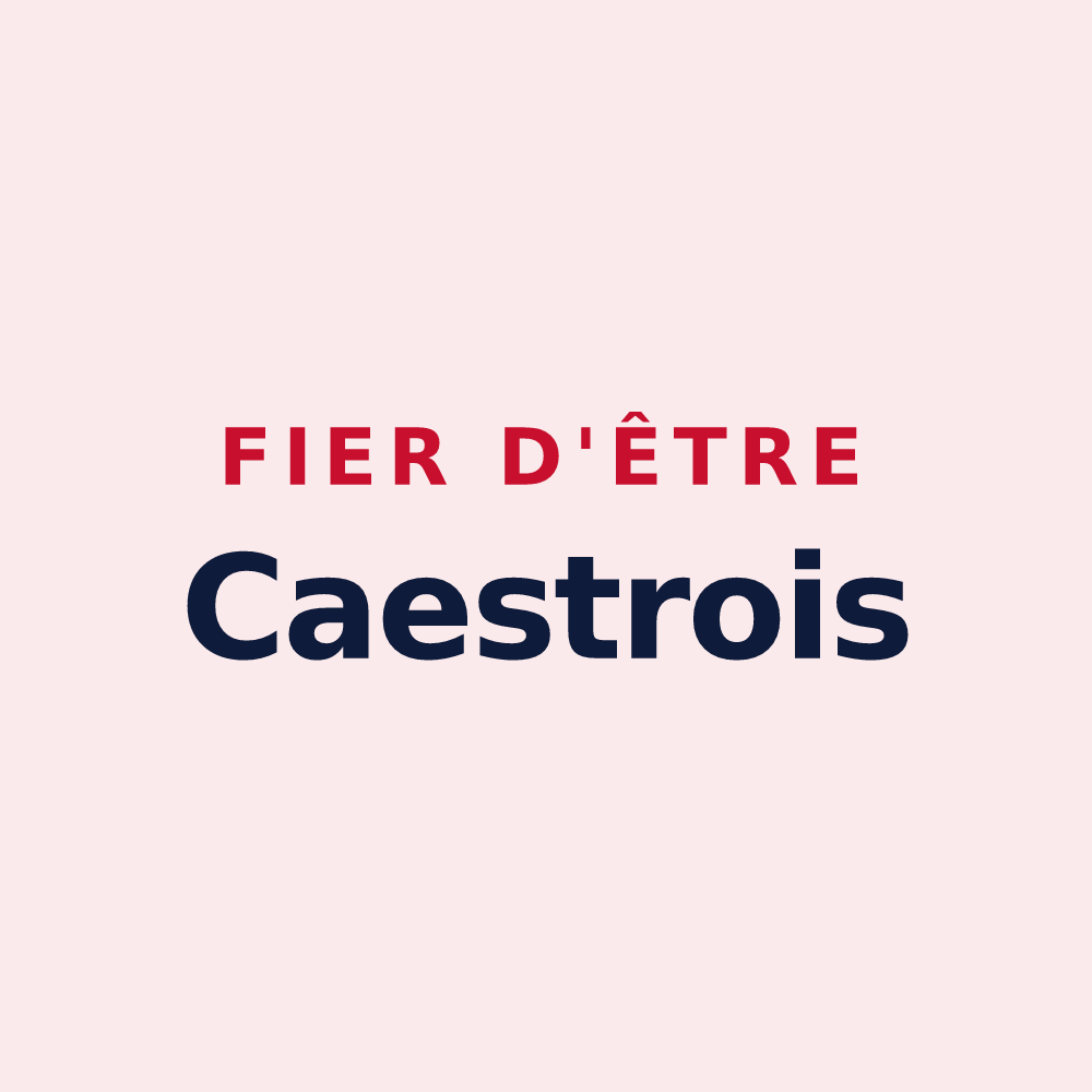 Magnet « Fier d'être Caestrois » — design pour Caëstre