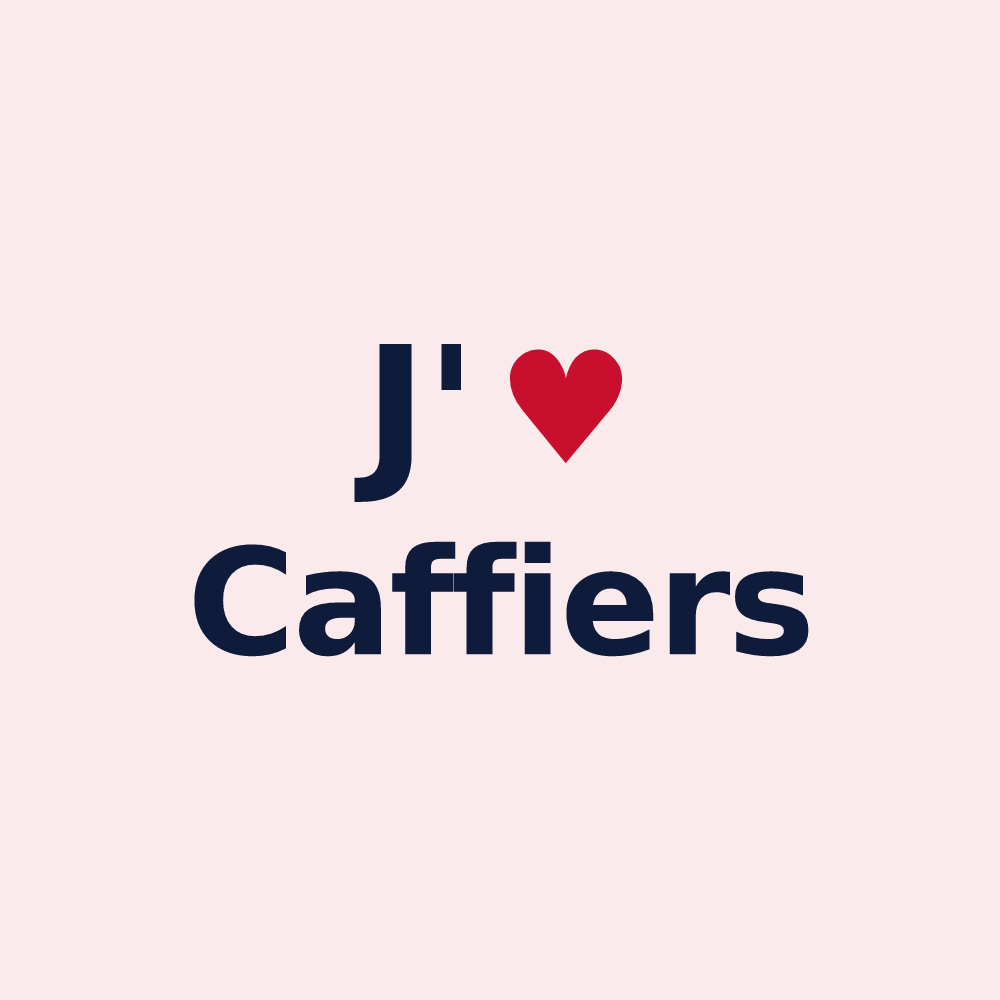 Magnet personnalisé Caffiers — design J'aime Caffiers