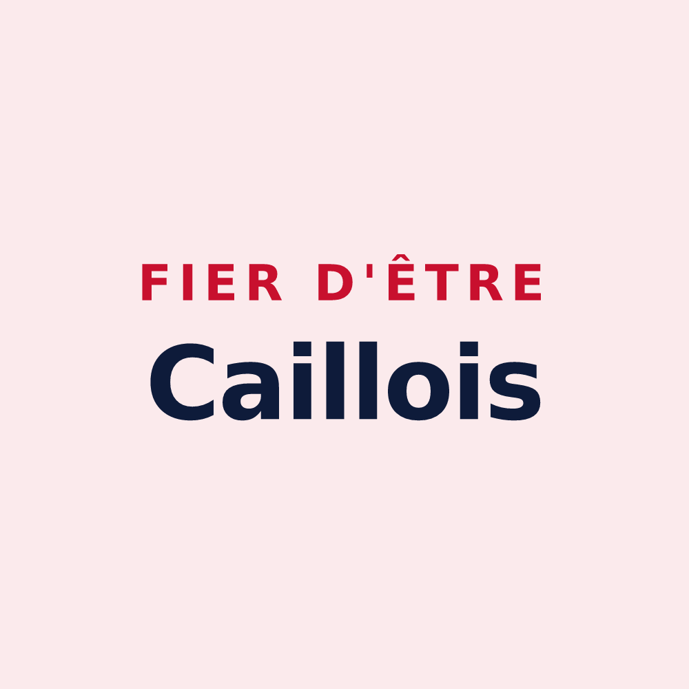 Magnet « Fier d'être Caillois » — design pour Caille