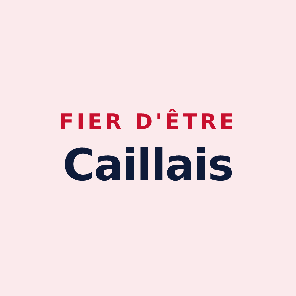 Magnet « Fier d'être Caillais » — design pour Cailly