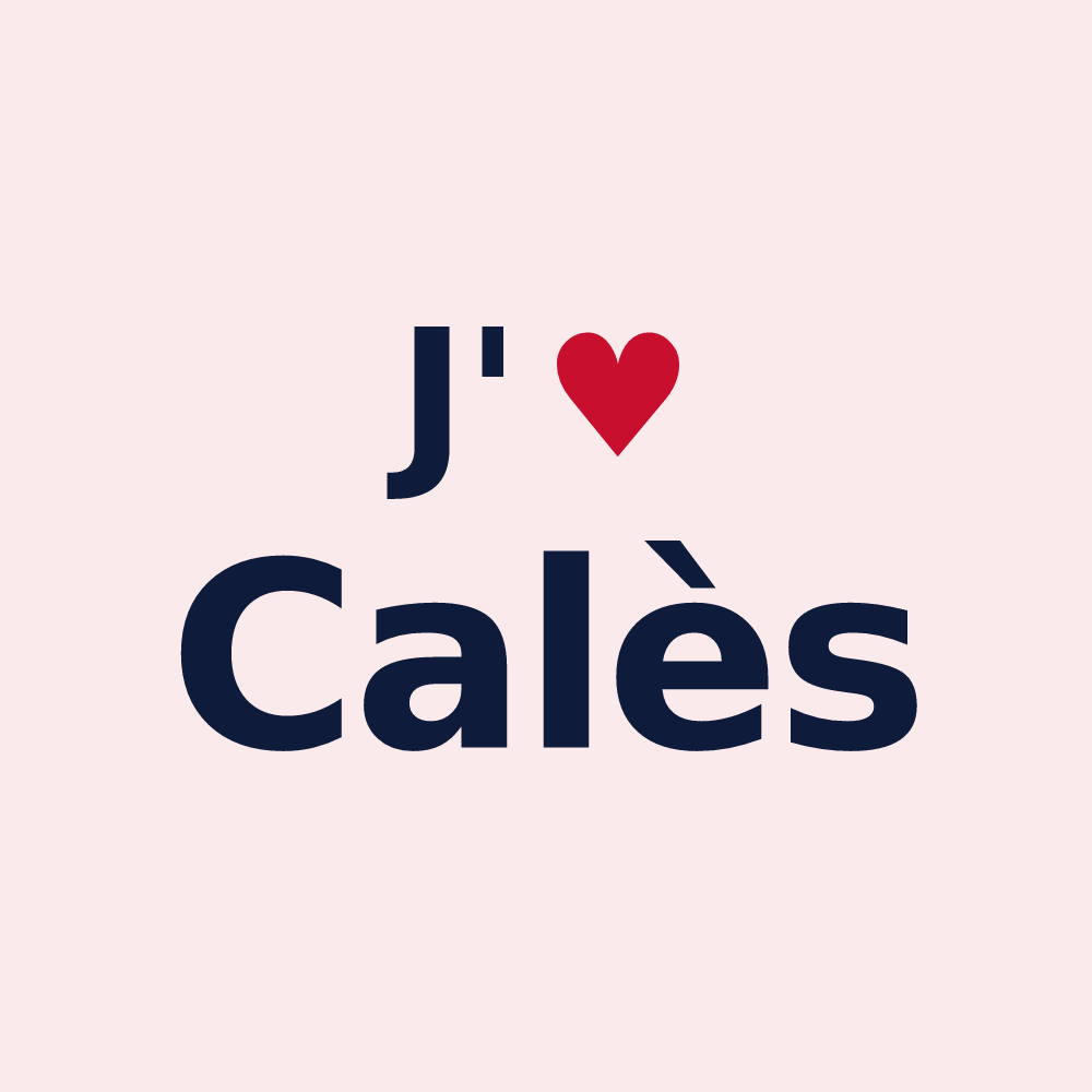 Magnet personnalisé Calès — design J'aime Calès