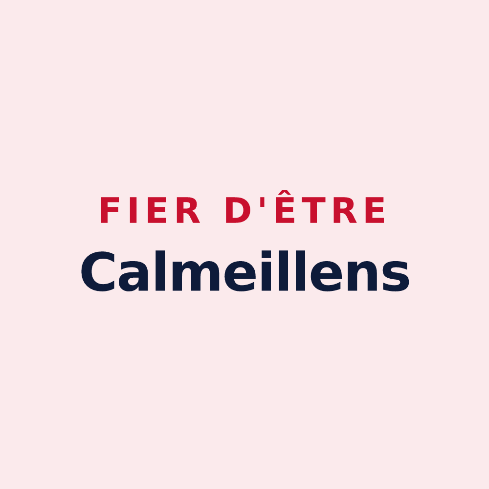 Magnet « Fier d'être Calmeillens » — design pour Calmeilles