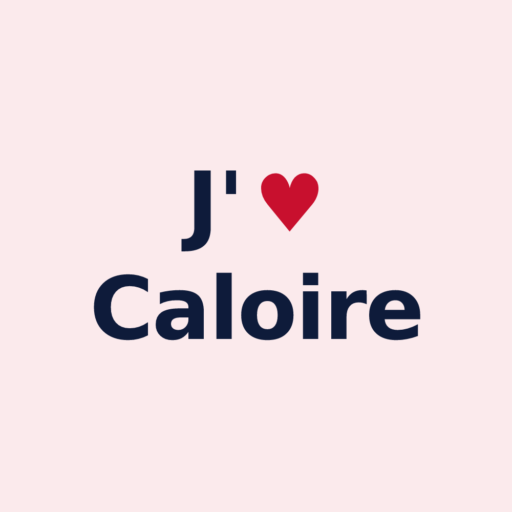 Magnet personnalisé Caloire — design J'aime Caloire