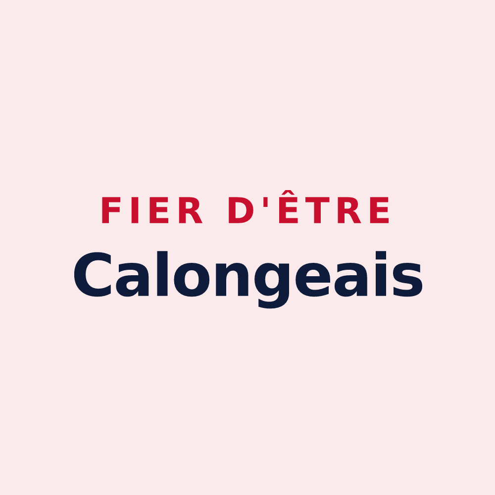 Magnet « Fier d'être Calongeais » — design pour Calonges