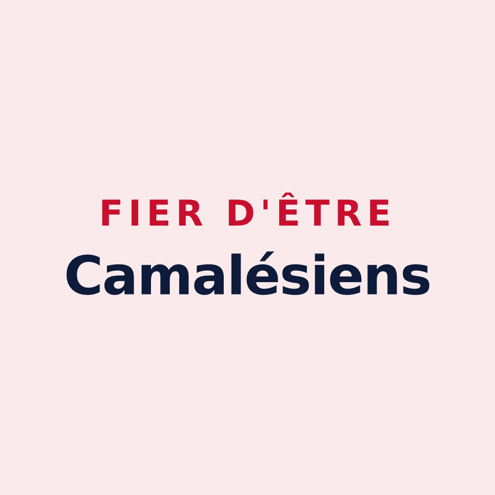 Magnet « Fier d'être Camalésiens » — design pour Camalès