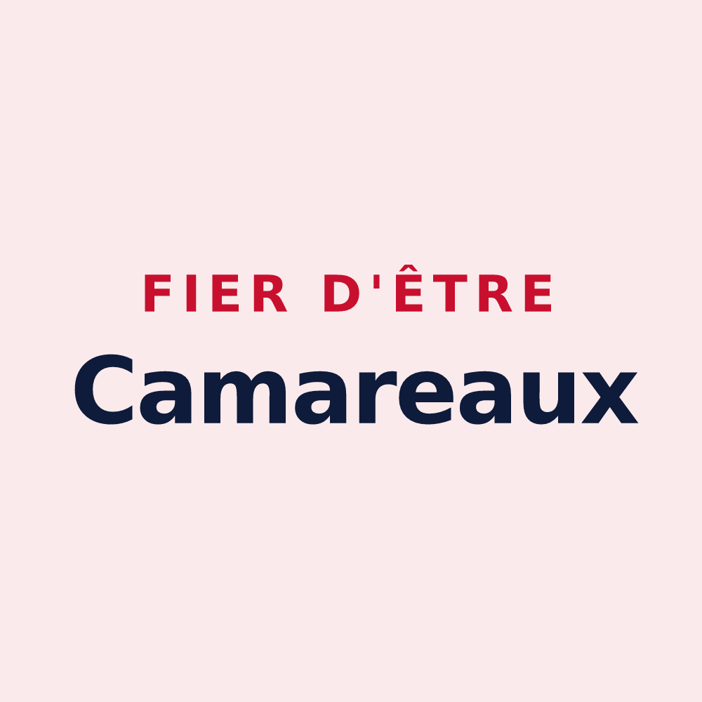 Magnet « Fier d'être Camareaux » — design pour Camarade