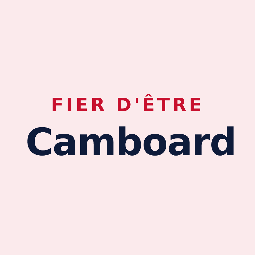 Magnet « Fier d'être Camboard » — design pour Cambo-les-Bains