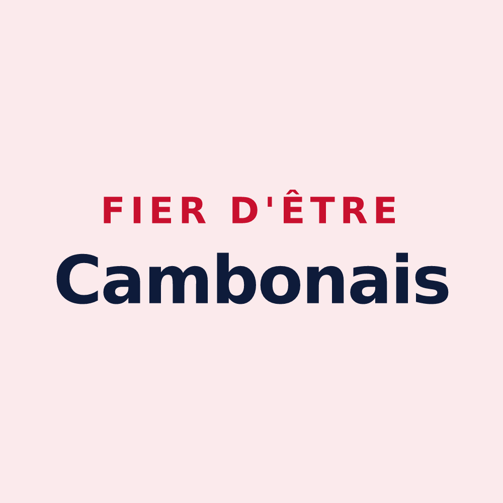 Magnet « Fier d'être Cambonais » — design pour Cambon-lès-Lavaur