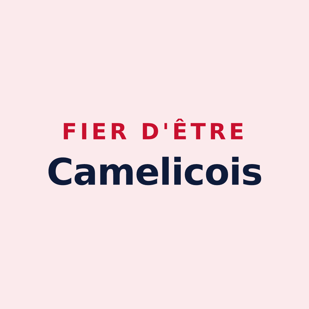 Magnet « Fier d'être Camelicois » — design pour Camelin