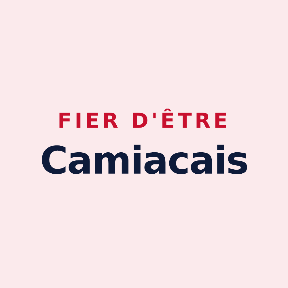 Magnet « Fier d'être Camiacais » — design pour Camiac-et-Saint-Denis