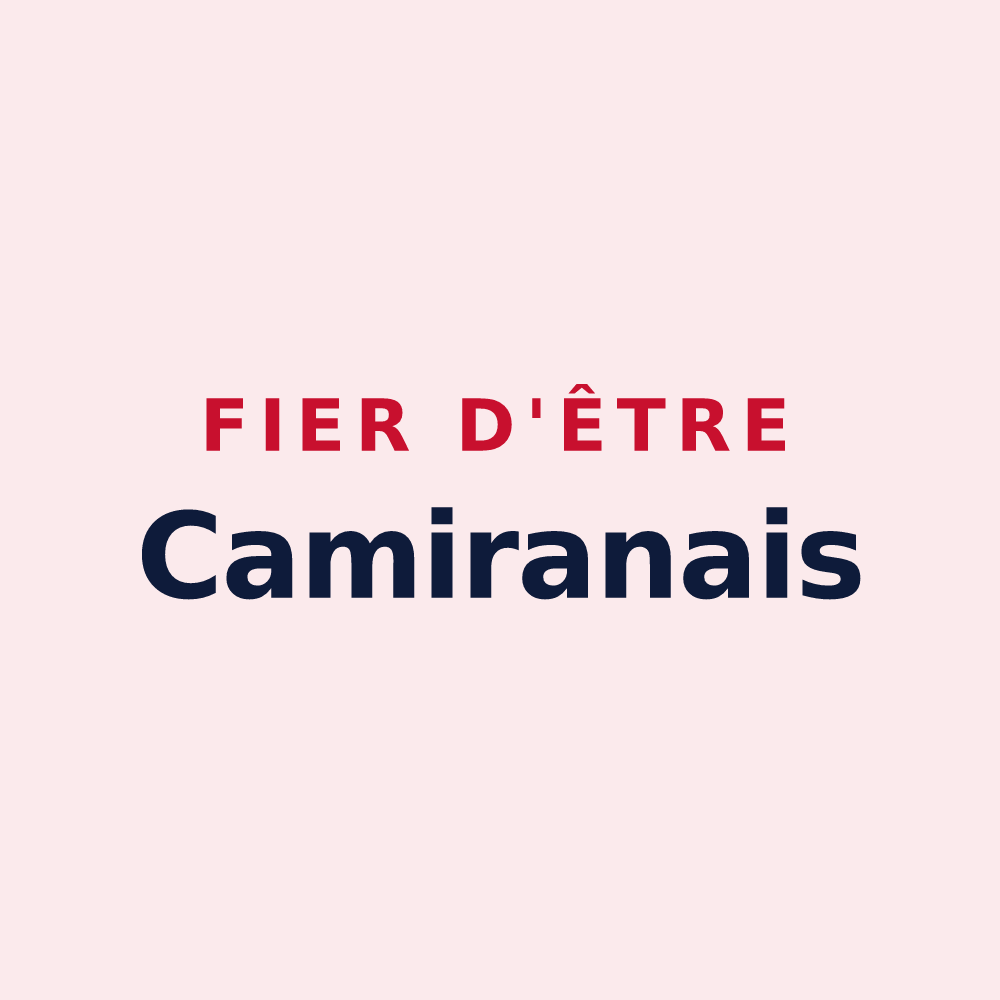 Magnet « Fier d'être Camiranais » — design pour Camiran