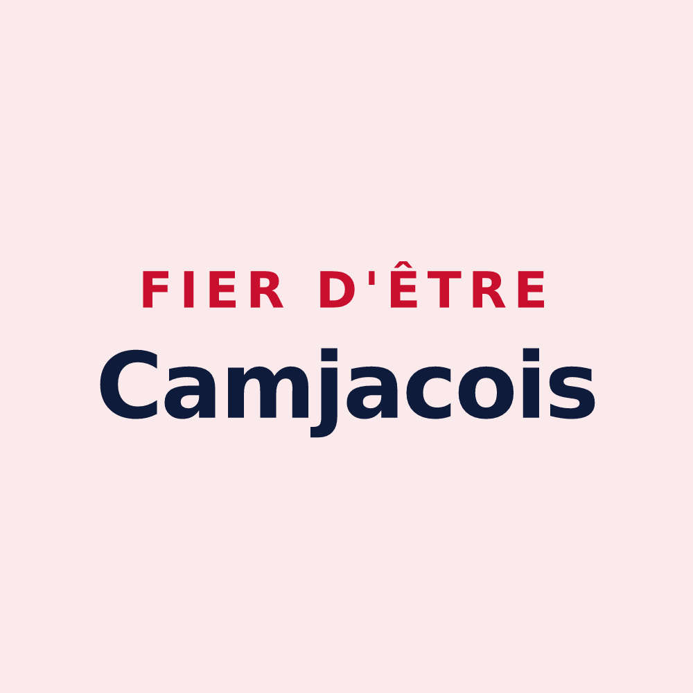 Magnet « Fier d'être Camjacois » — design pour Camjac