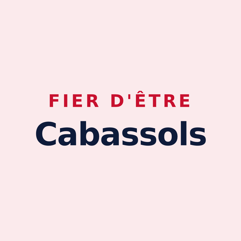 Magnet « Fier d'être Cabassols » — design pour Campagnac