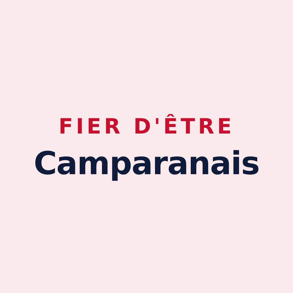 Magnet « Fier d'être Camparanais » — design pour Camparan