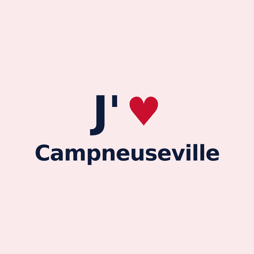 Magnet personnalisé Campneuseville — design J'aime Campneuseville