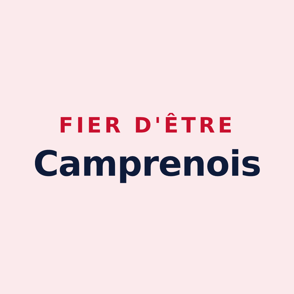 Magnet « Fier d'être Camprenois » — design pour Campremy