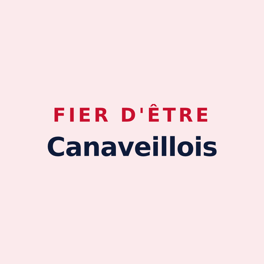 Magnet « Fier d'être Canaveillois » — design pour Canaveilles