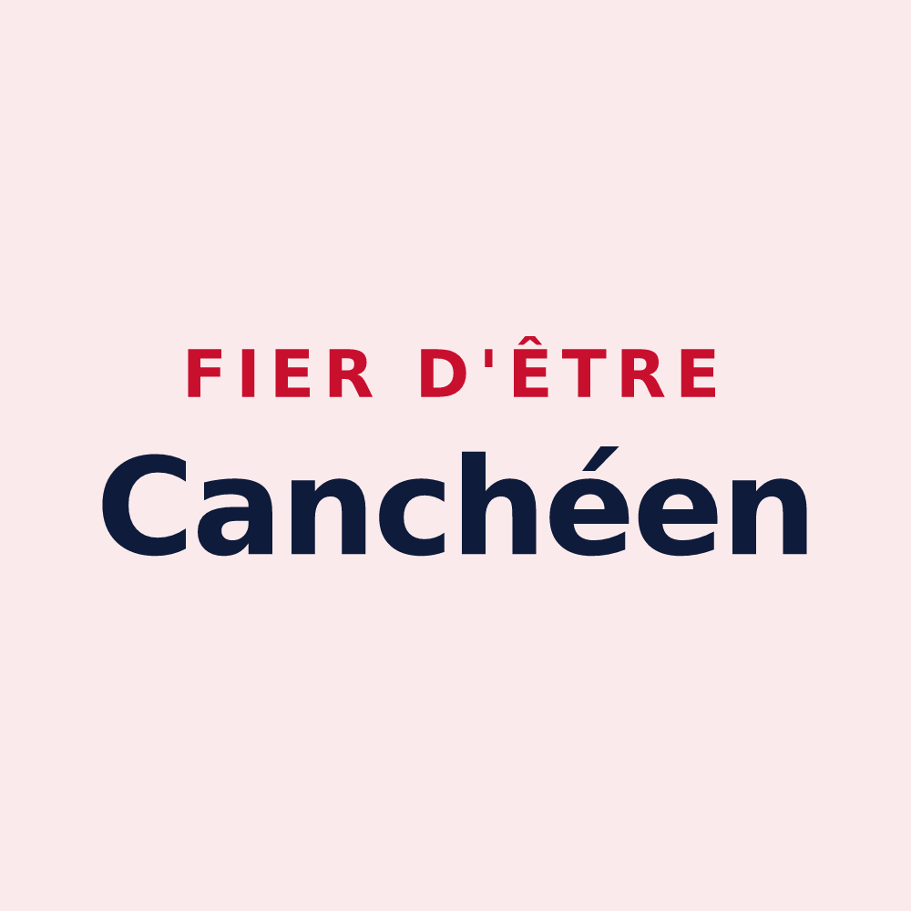 Magnet « Fier d'être Canchéen » — design pour Canchy