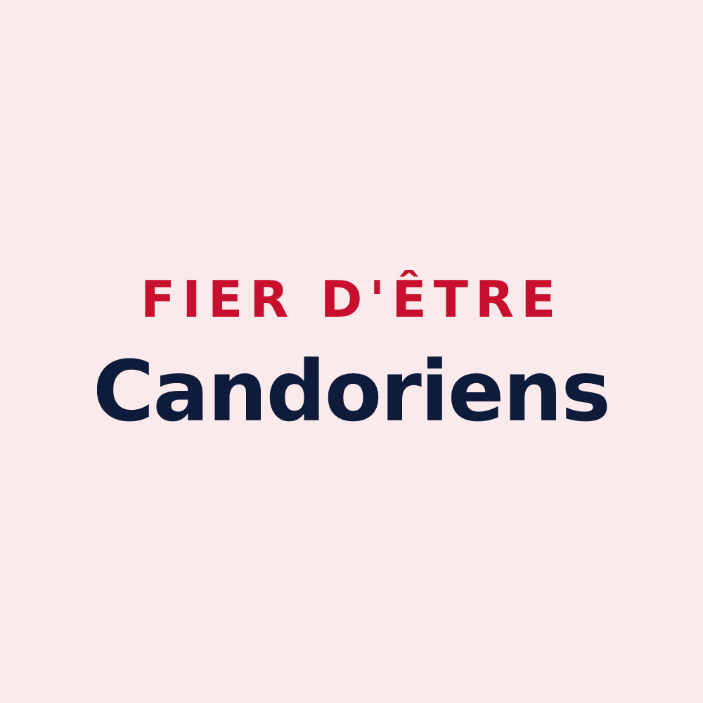 Magnet « Fier d'être Candoriens » — design pour Candor
