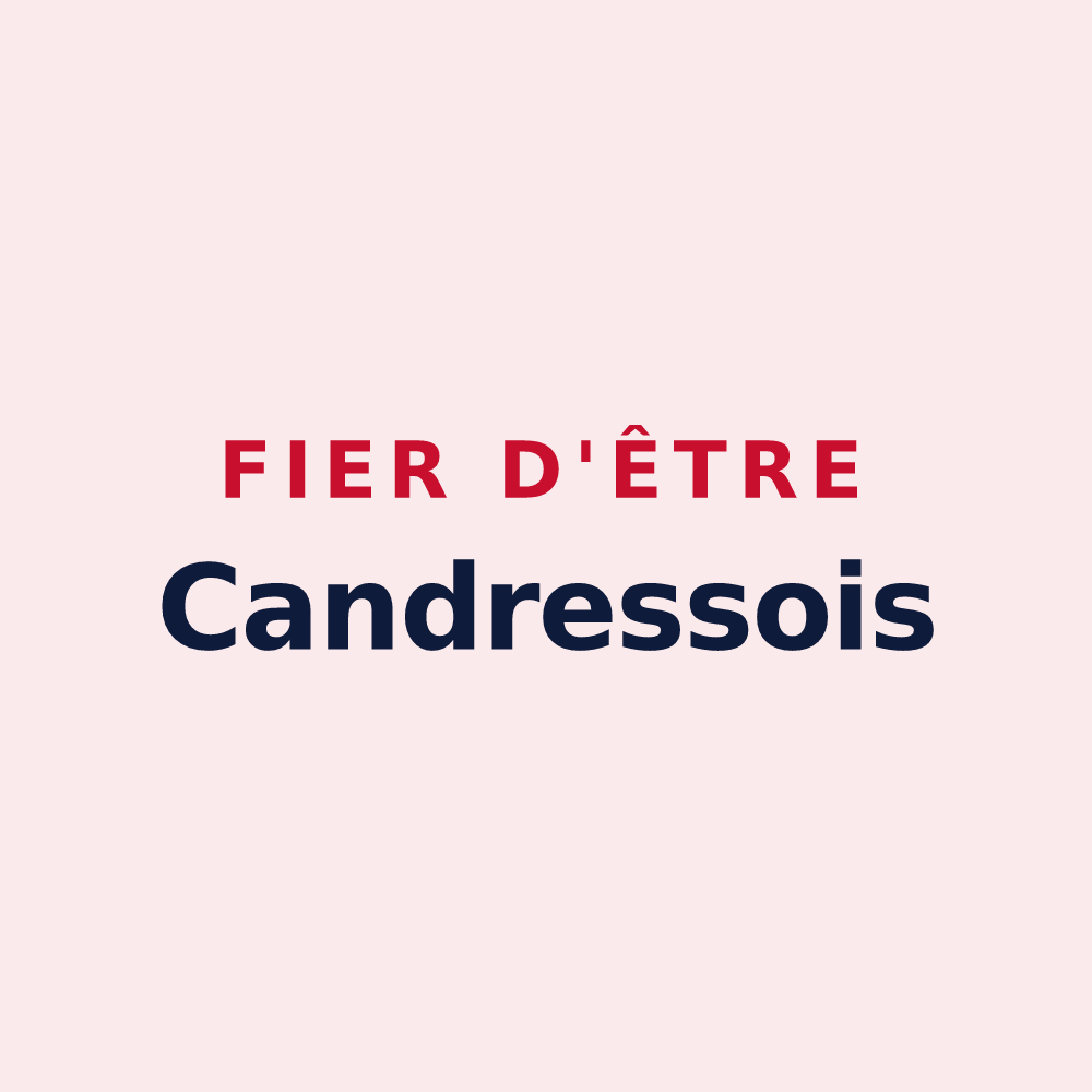 Magnet « Fier d'être Candressois » — design pour Candresse