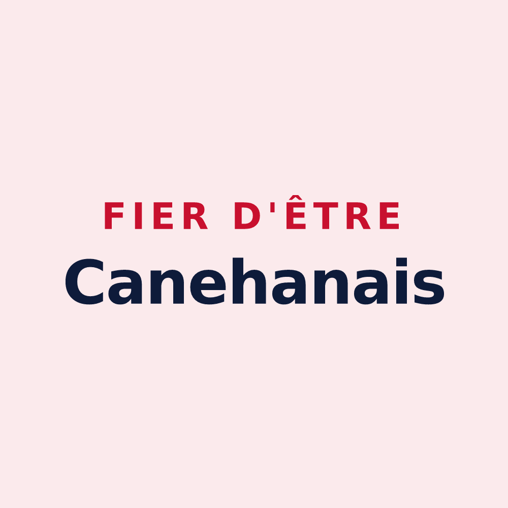Magnet « Fier d'être Canehanais » — design pour Canehan