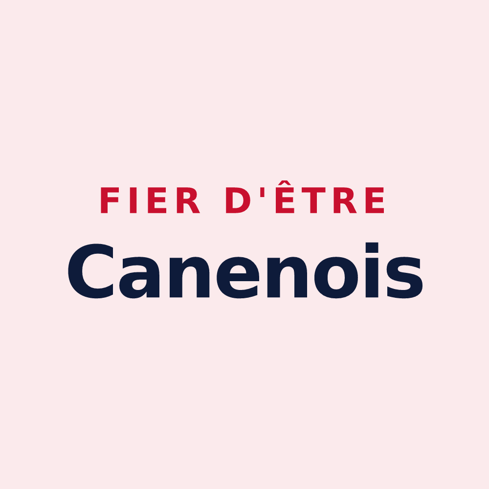 Magnet « Fier d'être Canenois » — design pour Canens