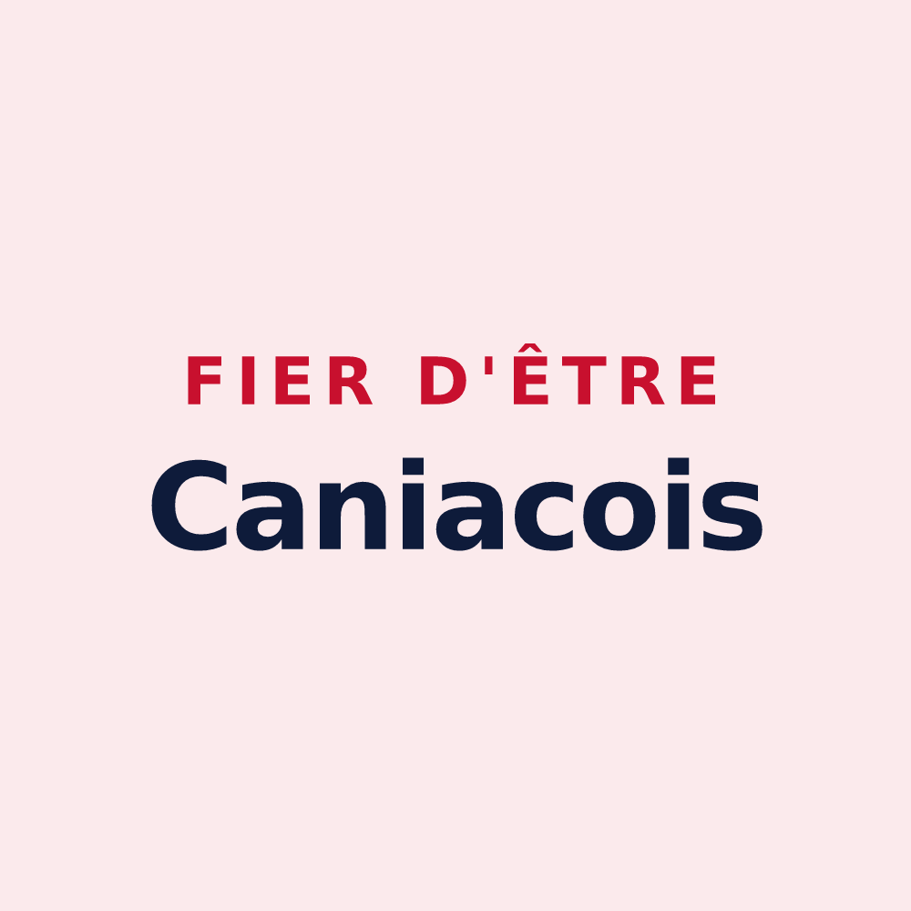 Magnet « Fier d'être Caniacois » — design pour Caniac-du-Causse