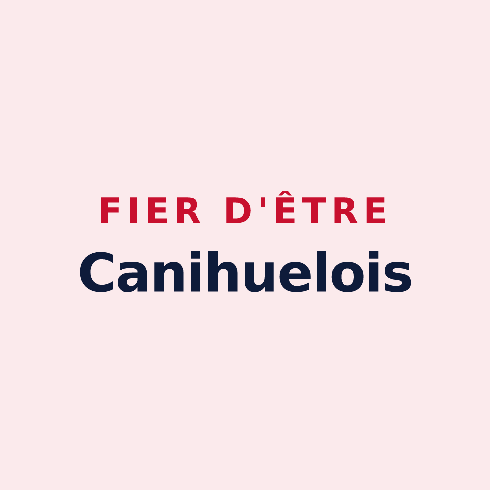 Magnet « Fier d'être Canihuelois » — design pour Canihuel