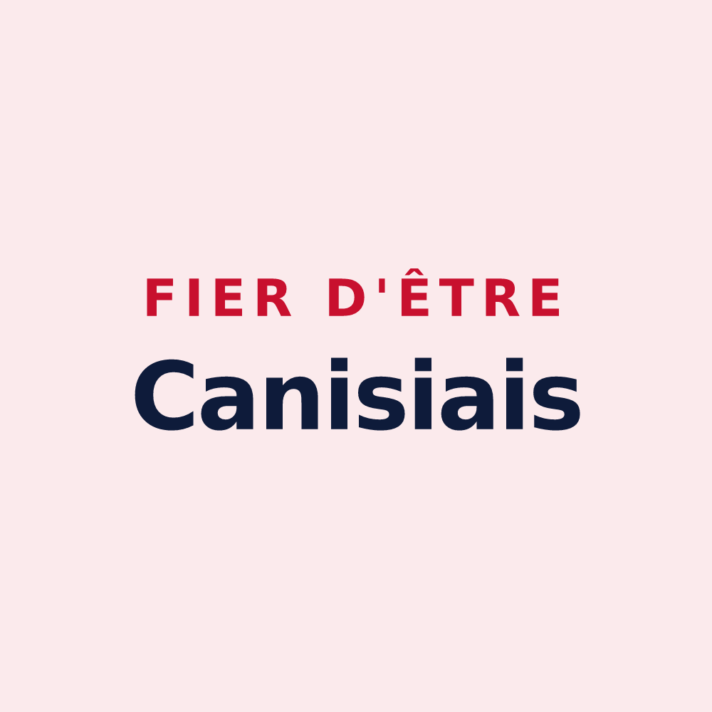 Magnet « Fier d'être Canisiais » — design pour Canisy