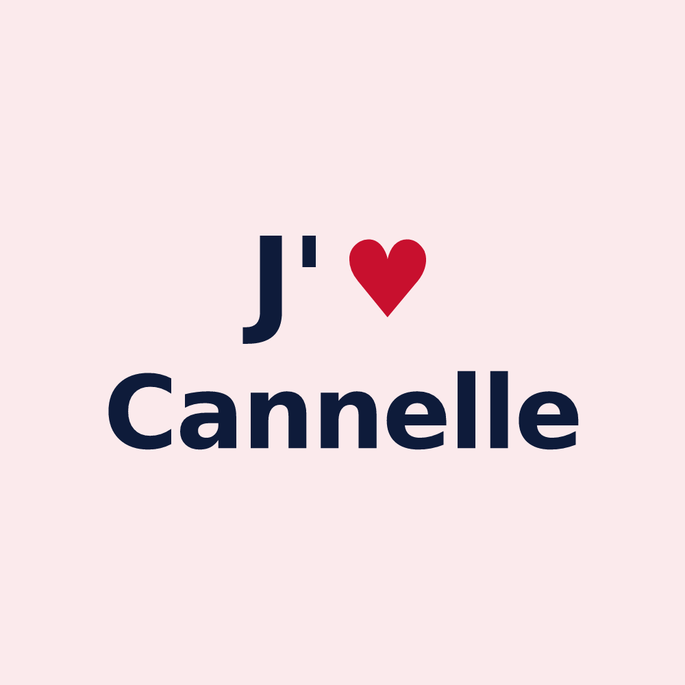 Magnet personnalisé Cannelle — design J'aime Cannelle