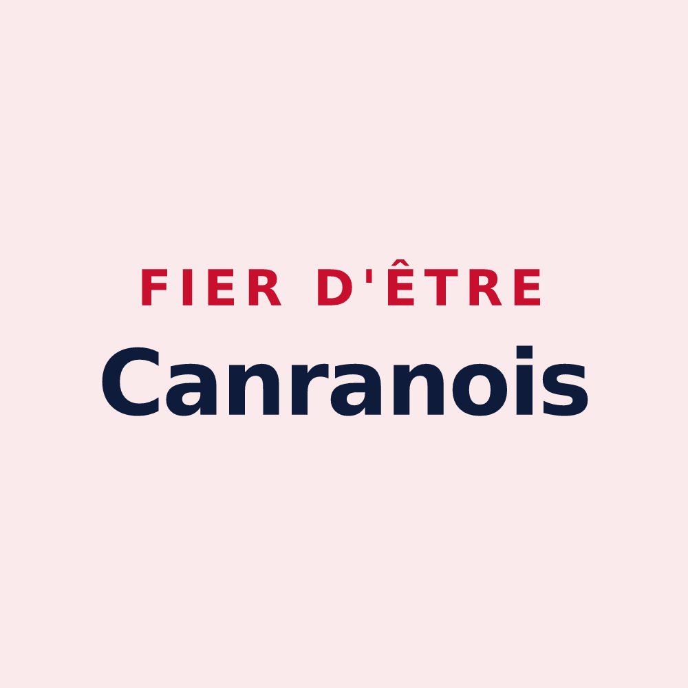 Magnet « Fier d'être Canranois » — design pour Cannes-et-Clairan