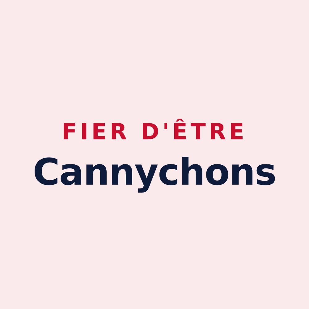 Magnet « Fier d'être Cannychons » — design pour Canny-sur-Matz