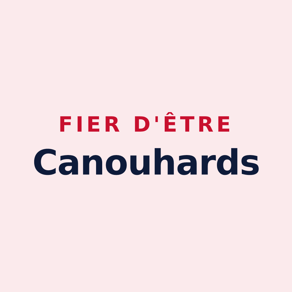 Magnet « Fier d'être Canouhards » — design pour Canohès