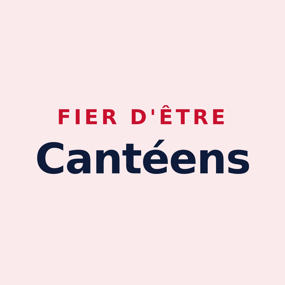 Magnet « Fier d'être Cantéens » — design pour Canté