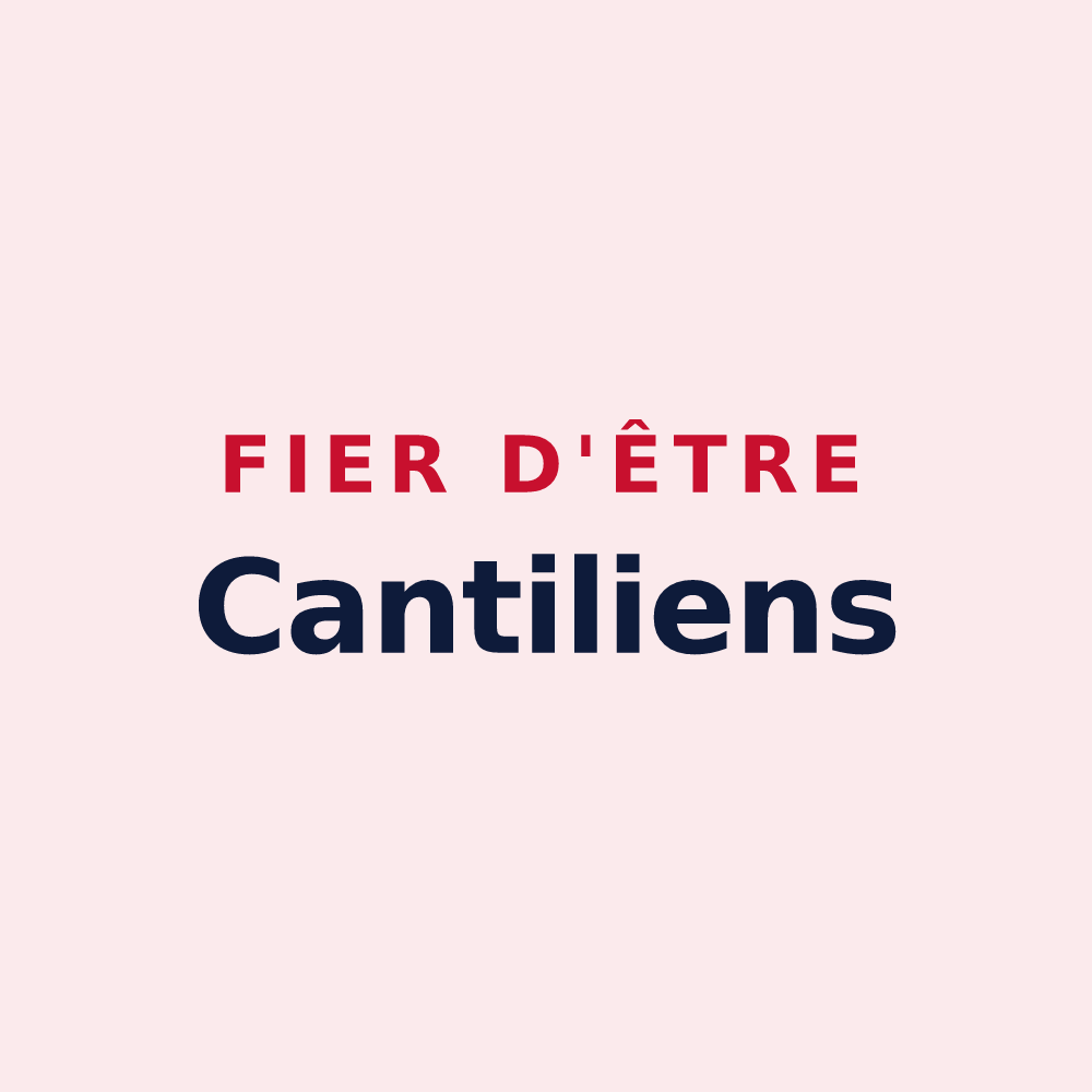 Magnet « Fier d'être Cantiliens » — design pour Canteleu