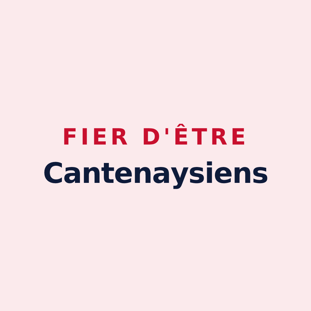 Magnet « Fier d'être Cantenaysiens » — design pour Cantenay-Épinard